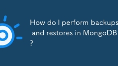 Bagaimana saya melakukan sandaran dan memulihkan di mongodb?