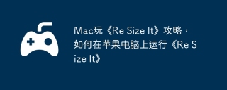 Mac玩《Re Size It》攻略，如何在苹果电脑上运行《Re Size It》