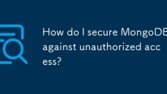 不正アクセスに対してMongoDBを保護するにはどうすればよいですか?