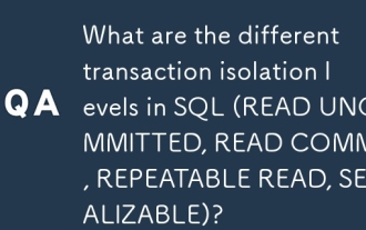 Apakah tahap pengasingan urus niaga yang berlainan dalam SQL (baca yang tidak komited, baca bacaan yang komited, berulang, bersiri)?