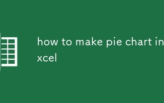 Comment faire un graphique à tarte dans Excel