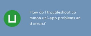 一般的なUNI-APPの問題やエラーをトラブルシューティングするにはどうすればよいですか?