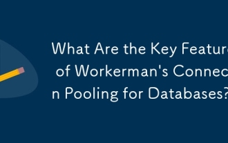 Apakah ciri -ciri utama penyatuan sambungan Workerman untuk pangkalan data?