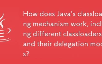 Java的类负载机制如何起作用,包括不同的类载荷及其委托模型?