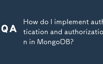 How do I implement authentication and authorization in MongoDB?