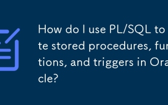 How do I use PL/SQL to write stored procedures, functions, and triggers in Oracle?