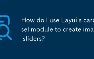 How do I use Layui's carousel module to create image sliders?