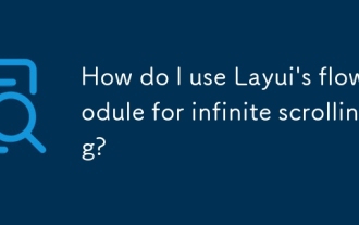 How do I use Layui's flow module for infinite scrolling?