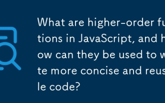 What are higher-order functions in JavaScript, and how can they be used to write more concise and reusable code?