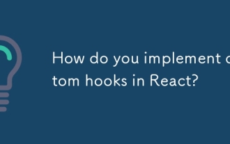 Comment implémentez-vous les crochets personnalisés dans React?