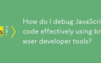How do I debug JavaScript code effectively using browser developer tools?