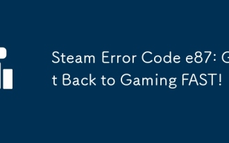 Kod Ralat Steam E87: Kembali ke Permainan Cepat!