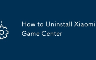 How to Uninstall Xiaomi Game Center
