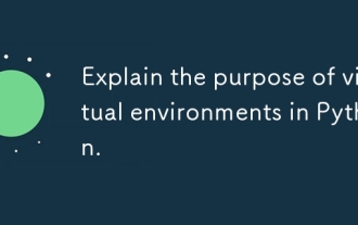 Explain the purpose of virtual environments in Python.