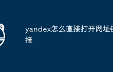 yandex怎么直接打开网址链接