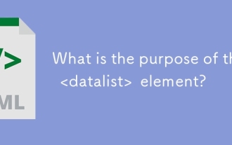 What is the purpose of the <datalist> element?
