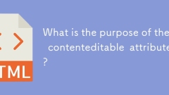 Quel est l'objectif de l'attribut contenu?