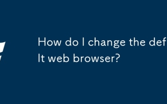 Wie ändere ich den Standard -Webbrowser?