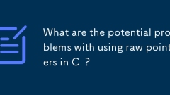 What are the potential problems with using raw pointers in C ?