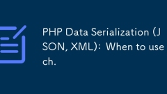 PHP Data Serialization (JSON, XML): When to use each.