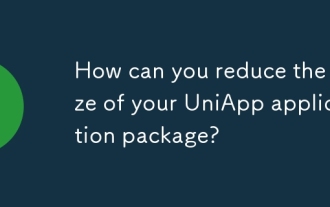 How can you reduce the size of your UniApp application package?