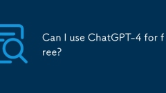 Can I use ChatGPT-4 for free?