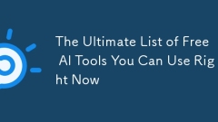 The Ultimate List of Free AI Tools You Can Use Right Now
