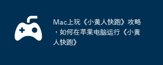 Mac上玩《小黄人快跑》攻略，如何在苹果电脑运行《小黄人快跑》