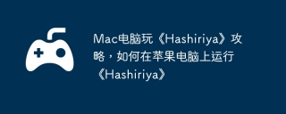 Mac电脑玩《Hashiriya》攻略，如何在苹果电脑上运行《Hashiriya》