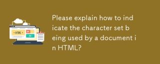 HTMLのドキュメントで使用されている文字セットを示す方法を説明してください。