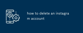 how to delete an instagram account