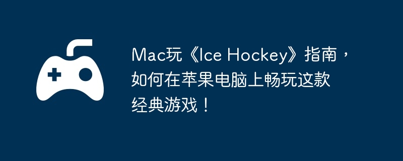 Mac玩《Ice Hockey》指南，如何在苹果电脑上畅玩这款经典游戏！