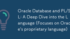 Oracle Database and PL/SQL: A Deep Dive into the Language (Focuses on Oracle's proprietary language)
