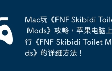 Mac玩《FNF Skibidi Toilet Mods》攻略，苹果电脑上运行《FNF Skibidi Toilet Mods》的详细方法！