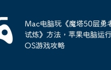 Mac电脑玩《魔塔50层勇者的试炼》方法，苹果电脑运行iOS游戏攻略