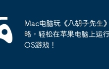 Mac电脑玩《八胡子先生》攻略，轻松在苹果电脑上运行iOS游戏！