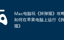 Mac电脑玩《拆弹猫》攻略，如何在苹果电脑上运行《拆弹猫》