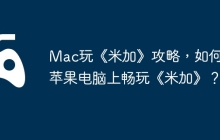 Mac玩《米加》攻略，如何在苹果电脑上畅玩《米加》？