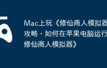 Mac上玩《修仙商人模拟器》攻略，如何在苹果电脑运行《修仙商人模拟器》