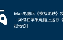 Mac电脑玩《模拟地铁》攻略，如何在苹果电脑上运行《模拟地铁》