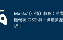 Mac玩‎《小猫》教程：苹果电脑畅玩iOS手游，详细步骤解析！
