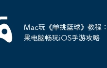 Mac玩《‎单挑篮球》教程：苹果电脑畅玩iOS手游攻略