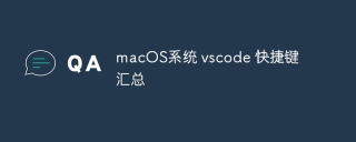 macos系统 vscode 快捷键汇总 - php中文网