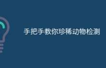 手把手教你珍稀动物检测