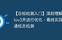 【目标检测入门】深刻理解yolov3并进行优化，最终实现交通标志检测