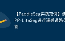 【PaddleSeg实践范例】使用PP-LiteSeg进行遥感道路分割