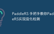 PaddleRS 手把手教你PaddleRS实现变化检测