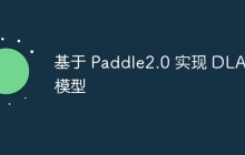 基于 Paddle2.0 实现 DLA 模型