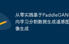 从零实践基于PaddleGAN的反向学习分割数据生成遥感图像生成