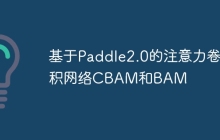 基于Paddle2.0的注意力卷积网络CBAM和BAM